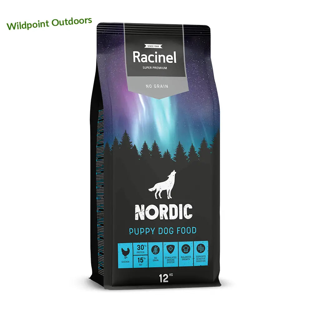 12 kg racinel nordic puppy chicken kana - wildpoint retkeily 58,90 €