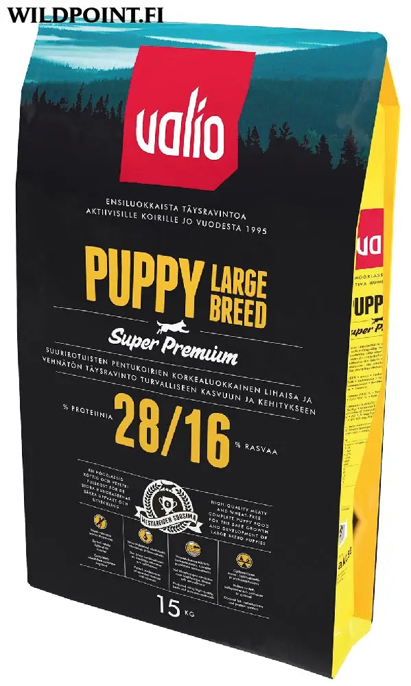 15kg valio puppy large breed 28/16