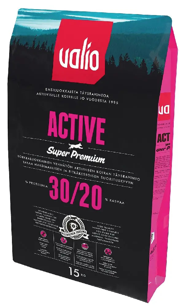 20 kg valio active 30/20 - koiranruoka valio retkeilyvarusteet verkkokaupasta 54,90 €