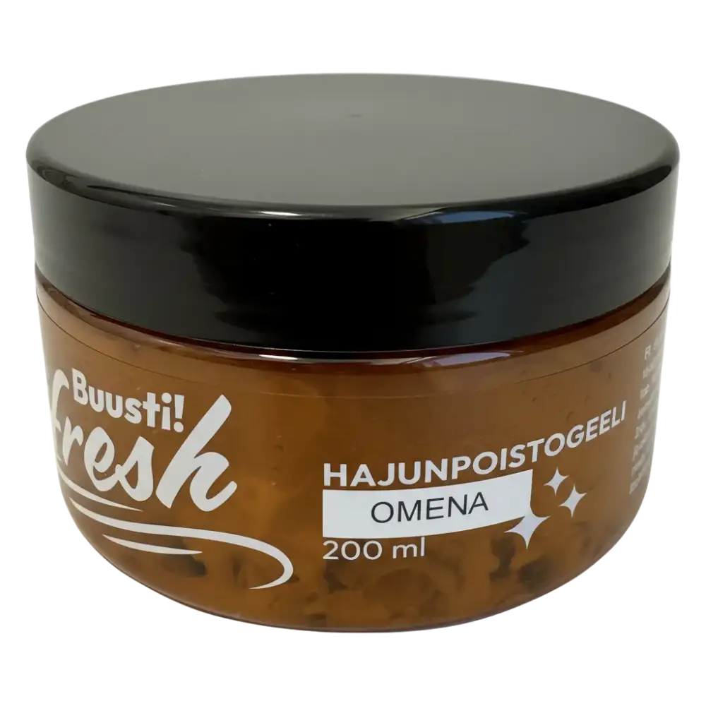 Buusti! Hajunpoistogeeli 200 ml - omena - hajusteeton buusti retkeilyvarusteet verkkokaupasta 18,50 €