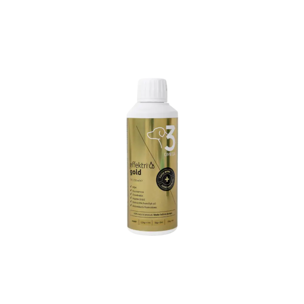 Effektri gold dog - omega-3 + nivelravinteet - 250ml - retkeily 37,90 €