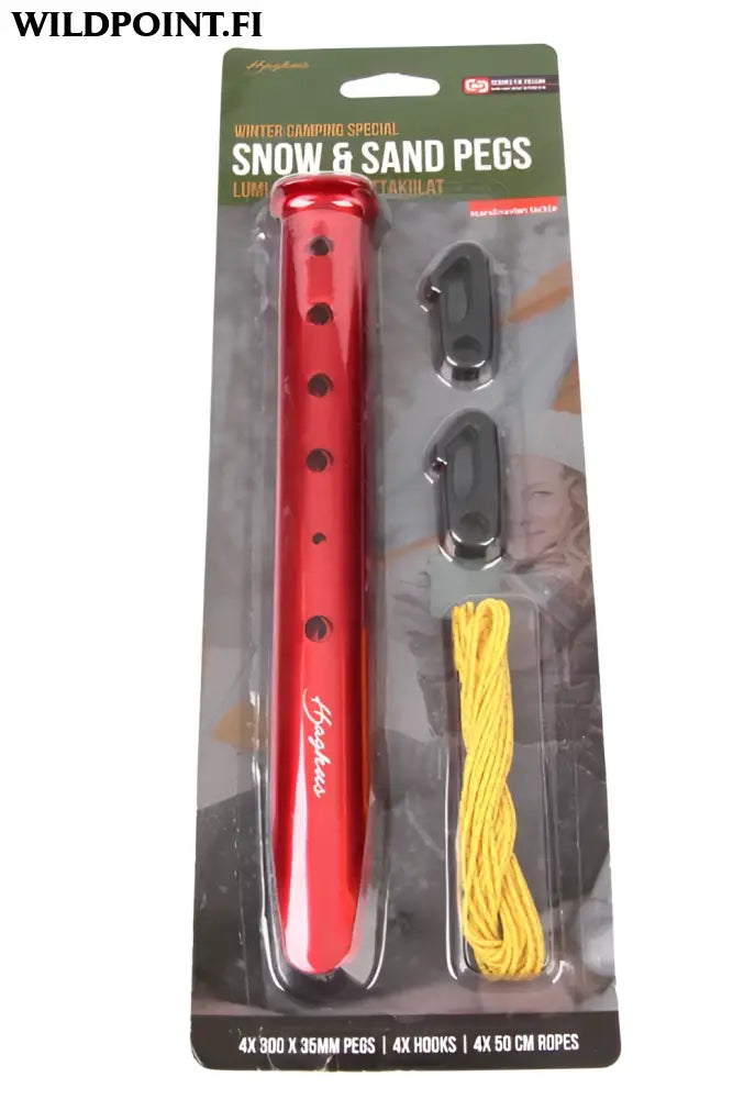 Haghus s72 lumi ja hiekka telttakiilat 4kpl