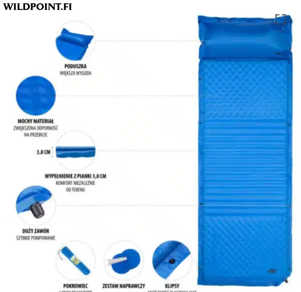 Itsestään täyttyvä makuualusta nc4001 nils camp - accessories