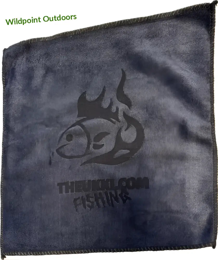 Kalastajan mikrokuitupyyhe 30 x 30cm musta - wildpoint retkeily 3,90 €