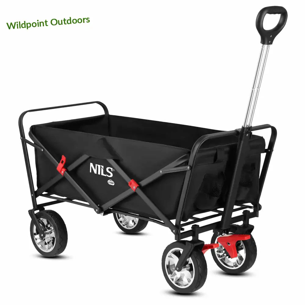 Musta vetokärry 120l nc2603 nils camp - accessories retkeily 139,90 €