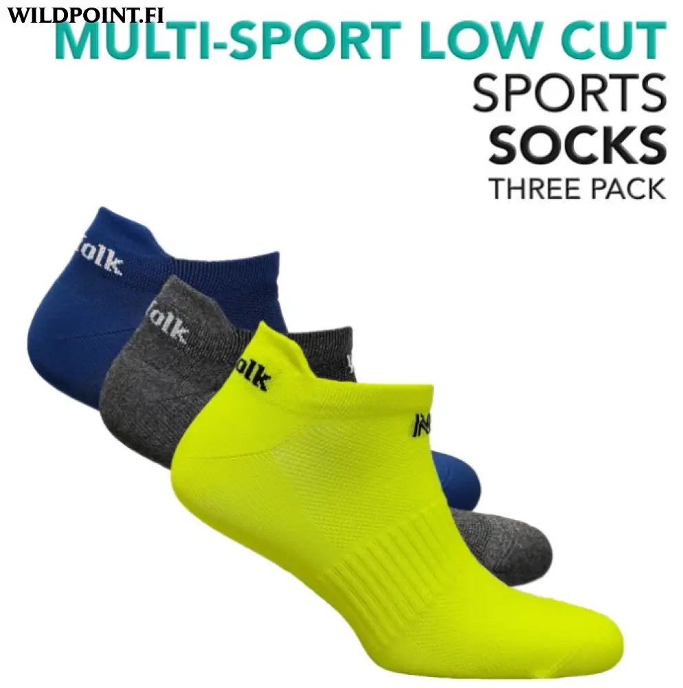 Norfolk izzy low cut urheilusukat 3pr - 35-38