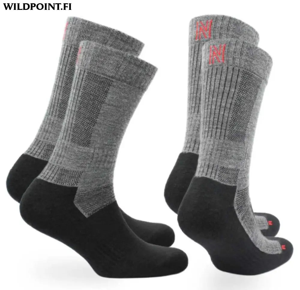 Norfolk leonardo merinovillasukat 2pr harmaa - 43-46 - retkeily 18,90 €