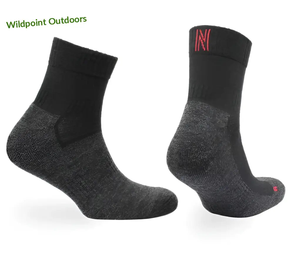 Norfolk leonardo qtr merinovillainen urheilusukka 2pr musta - 35-38 - retkeily 16,90 €