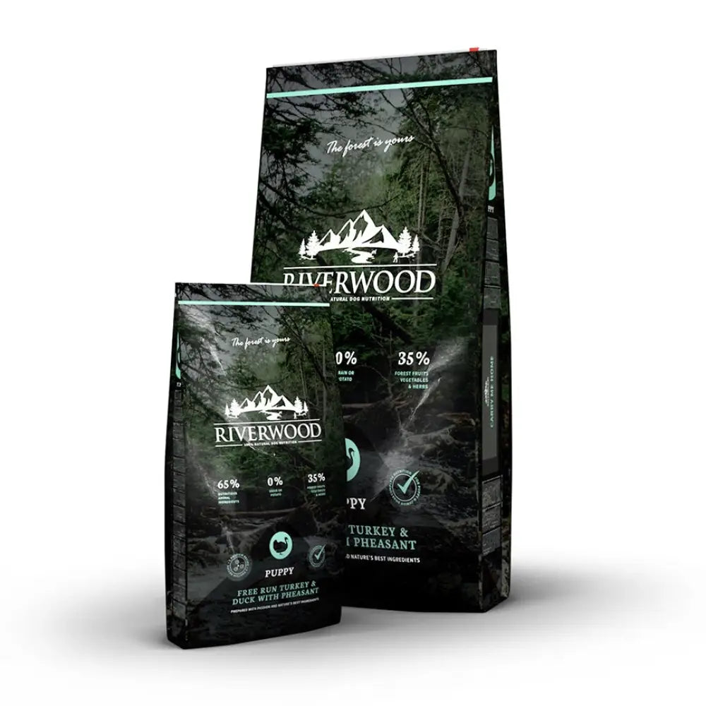 Riverwood puppy kalkkuna ankka & fasaani - 2kg - wildpoint retkeilyvarusteet verkkokaupasta 19,90 €