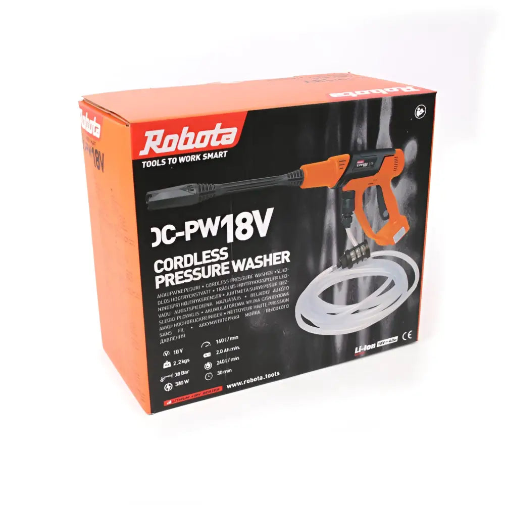 Robota dc-ws18v akkupainepesuri runko - akkupainepesuri 18v retkeilyvarusteet verkkokaupasta 88,90 €