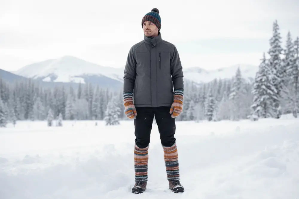 Säärystimet jämälanka - kotimaista käsityötä - retkeilyvarusteet verkkokaupasta