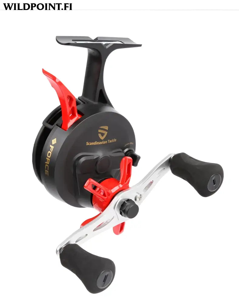 Scandinavian tackle force 60mm ice reel left