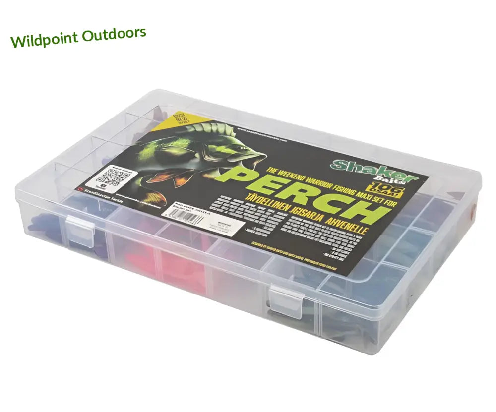 Shake baits maxi 106-osainen ahvenjigisarja - retkeily 24,90 €