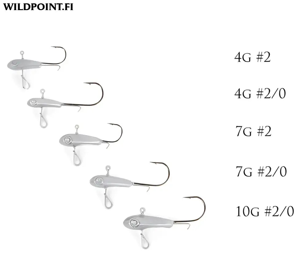 Shaker baits pilkkijigipää 3kpl