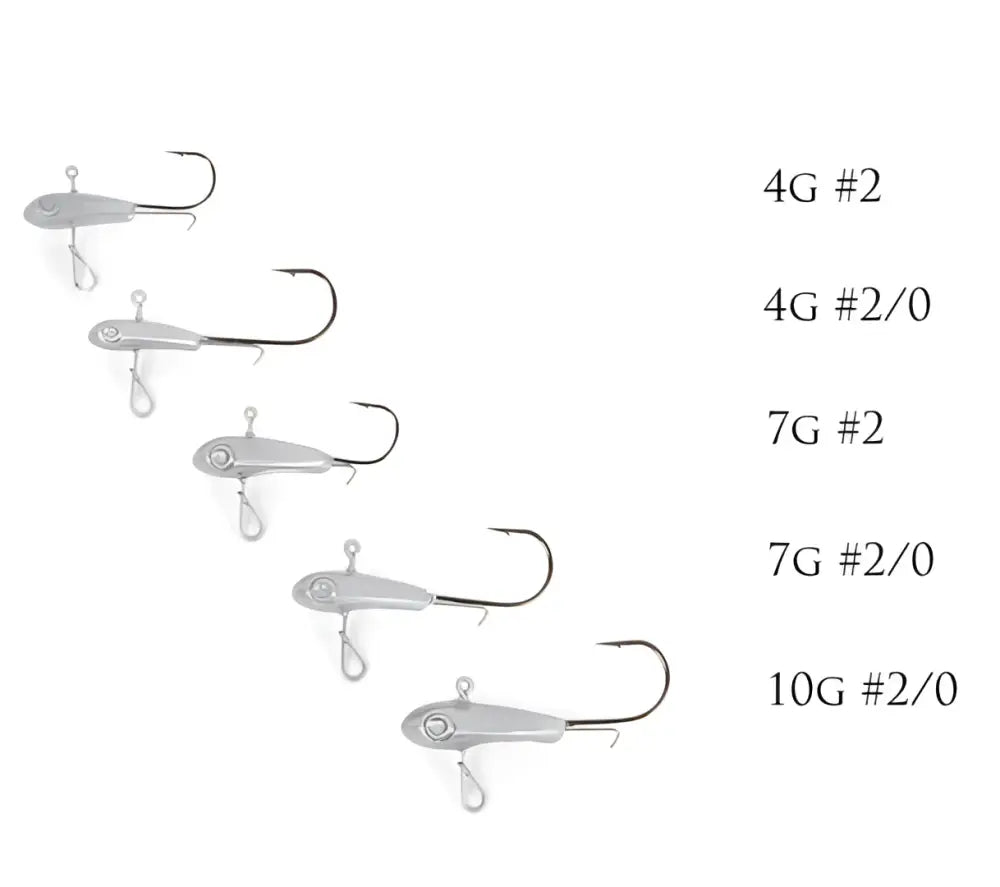 Shaker baits pilkkijigipää 3kpl - wildpoint outdoors retkeilyvarusteet verkkokaupasta
