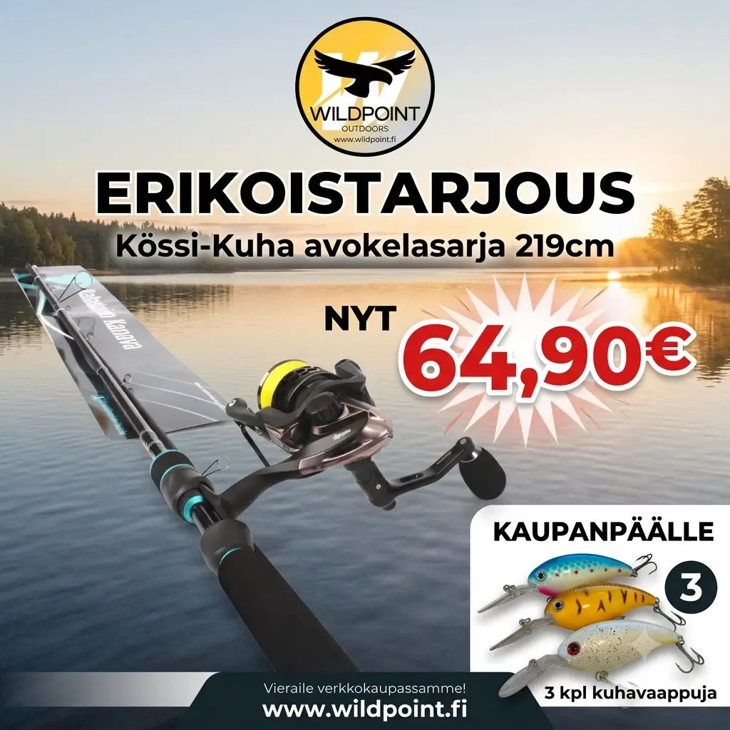 ERIKOISTARJOUS KUHAN KALASTAJILLE – VAIN NOPEIMMILLE!