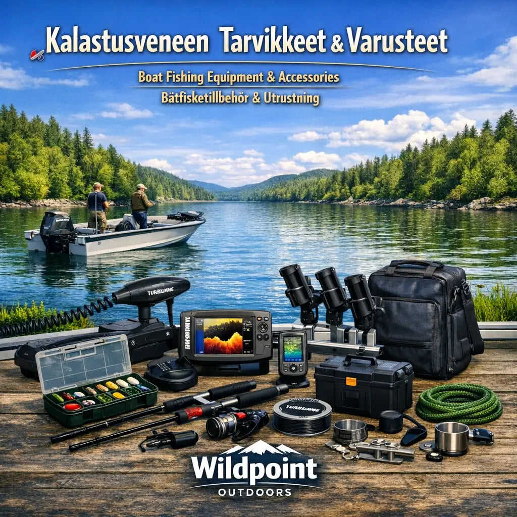 Kalastusveneen varusteet - Wildpoint Outdoors verkkokauppa