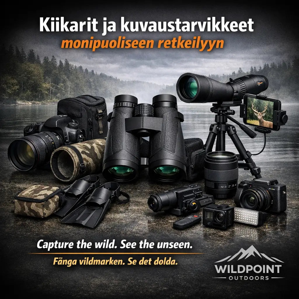 Kiikarit ja kuvaustarvikkeet - Wildpoint Outdoors verkkokauppa