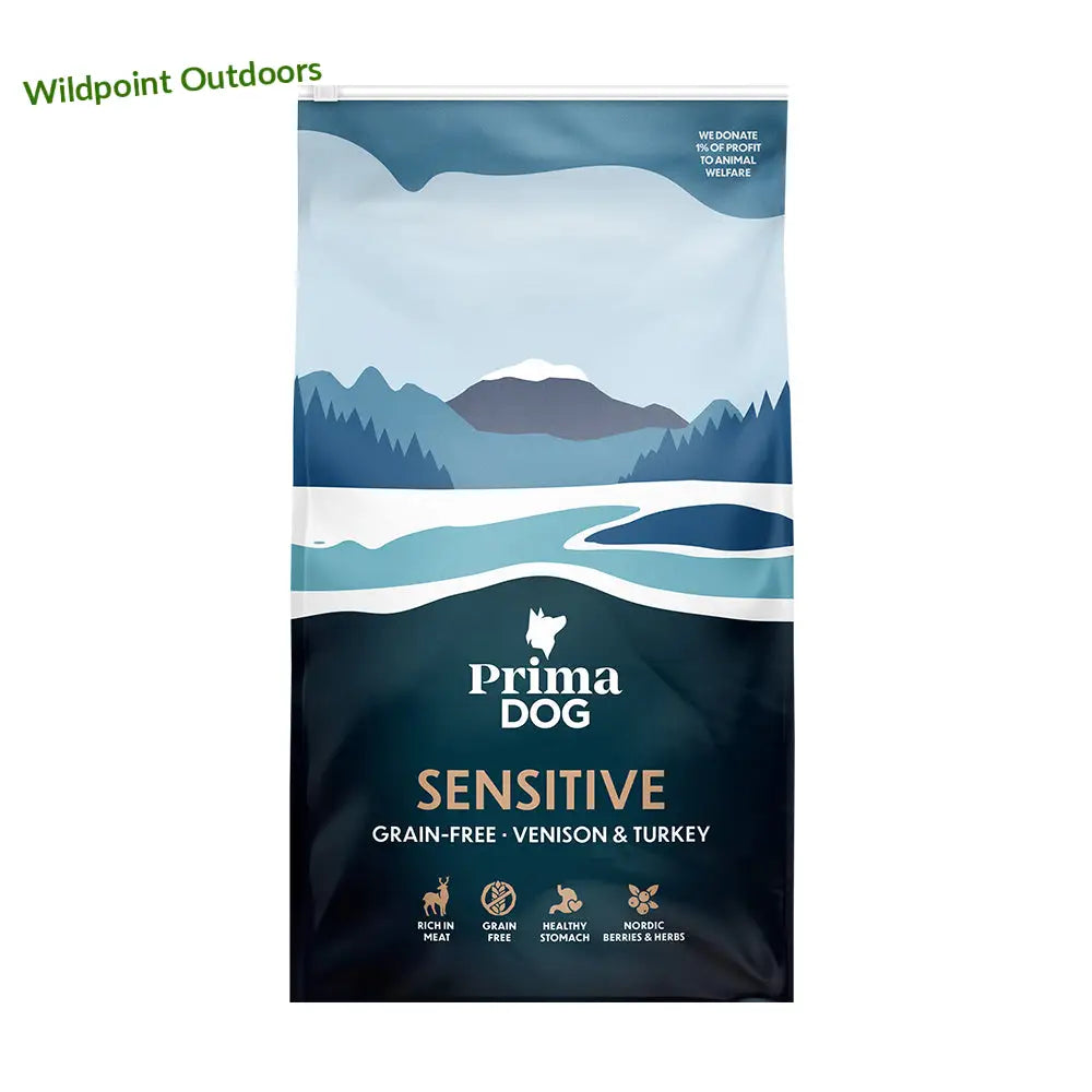 10kg primadog adult sensitive viljaton peura & kalkkuna - retkeily 46,90 €
