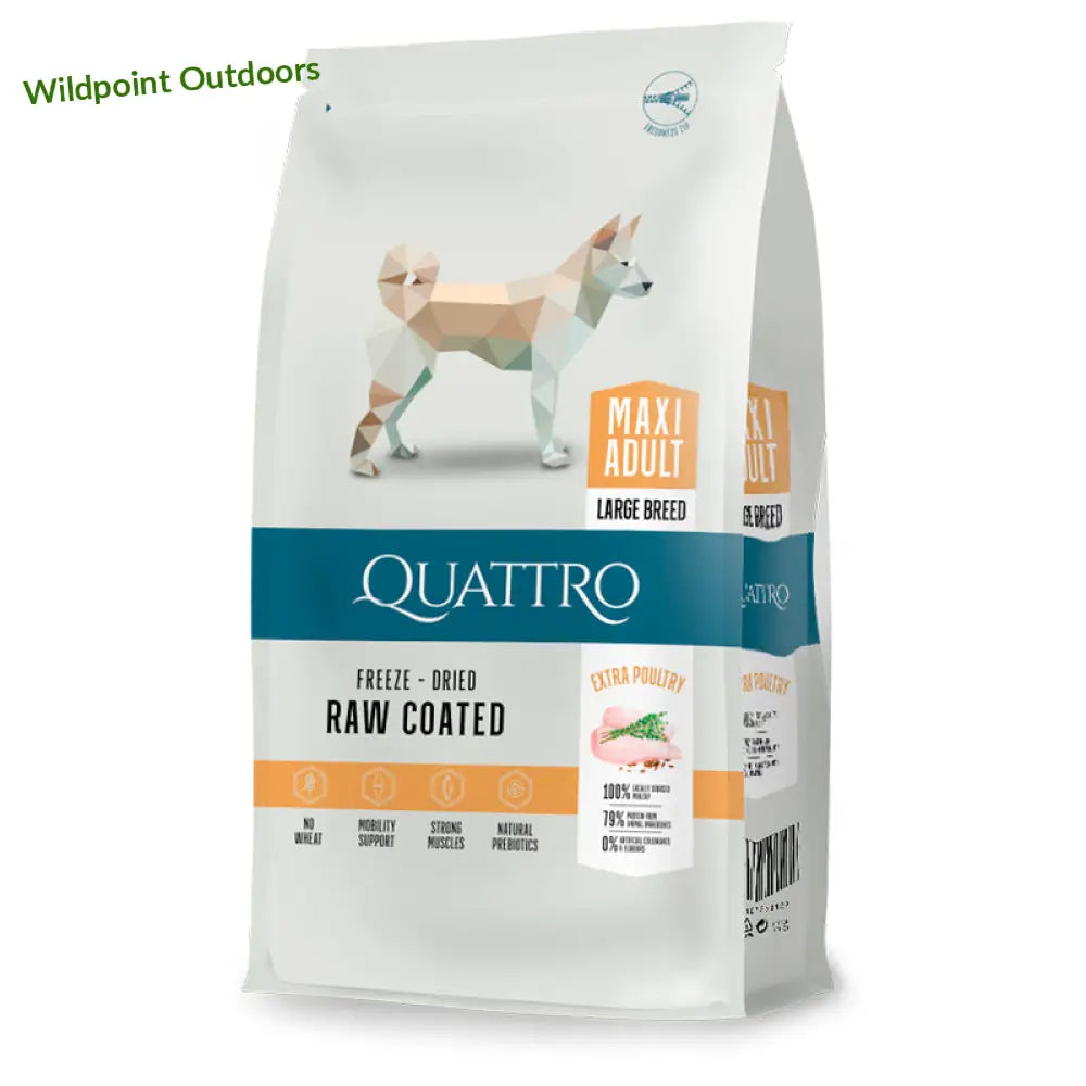 12 kg quattro dog maxi adult large breed - wildpoint retkeily 44,90 €