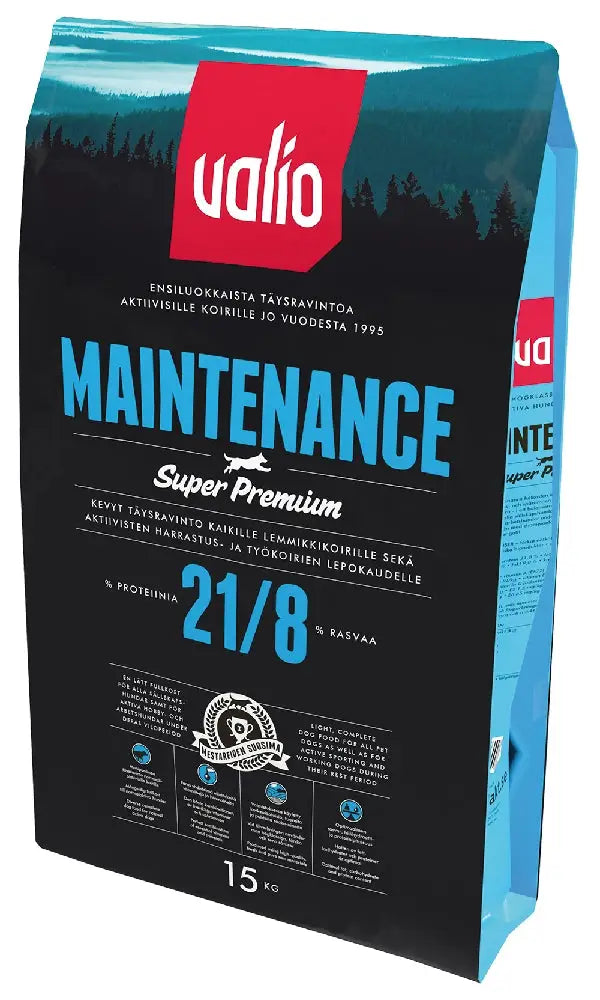 15kg valio maintenance 21/8 - valio ylläpitoruoka koirille retkeilyvarusteet verkkokaupasta 29,90 €