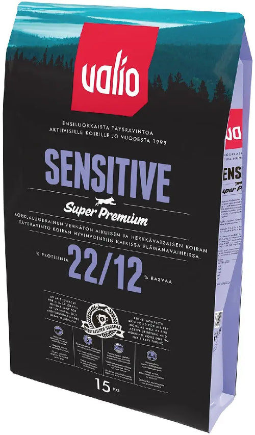 15kg valio premium sensitive 22/12 - koiranruoka valio koiranruoka retkeilyvarusteet verkkokaupasta 45,90 €