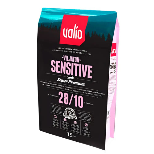 15kg valio super premium sensitive viljaton 28/10 - koiranruoka valio viljaton retkeilyvarusteet verkkokaupasta 47,90 €