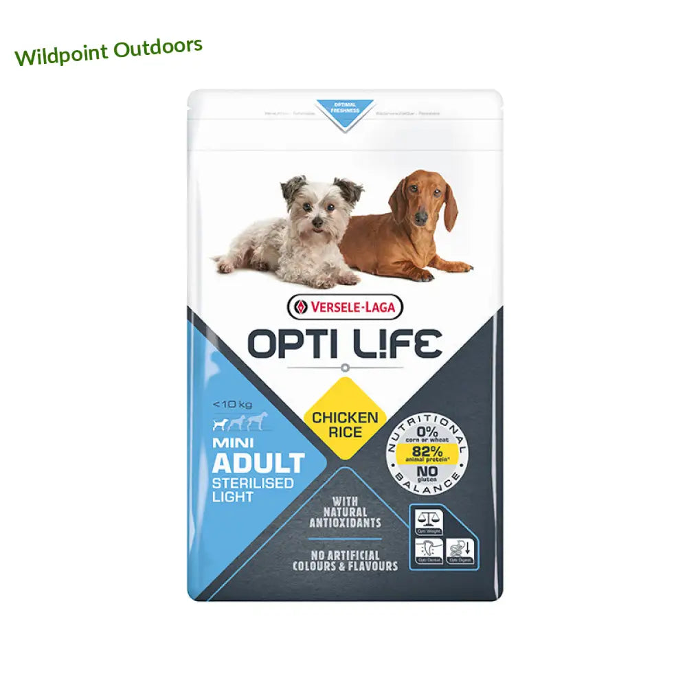2,5 kg opti life adult sterilised / light mini - retkeily 19,90 €