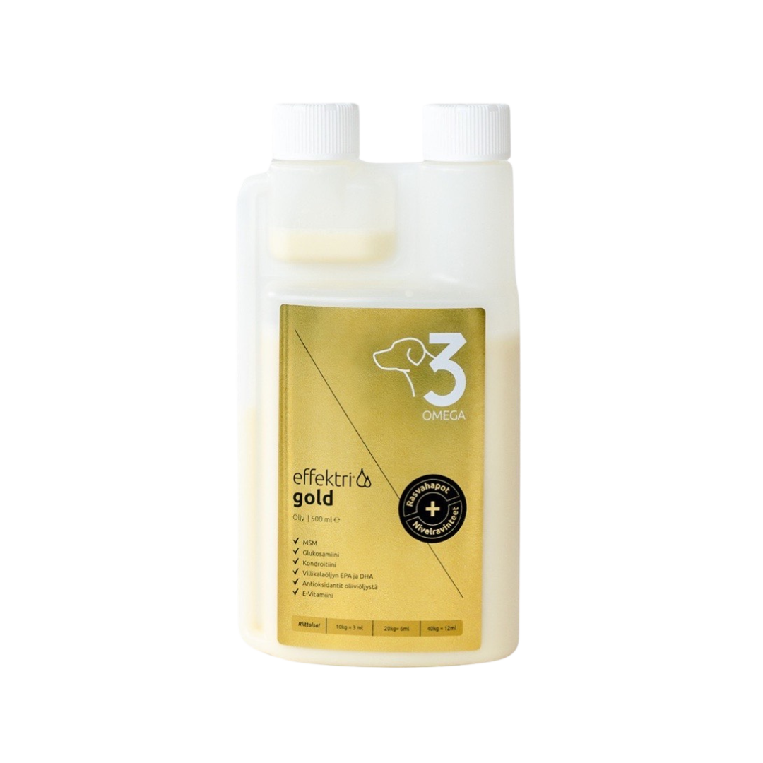 Effektri Gold Dog - Omega-3 + Lednäring