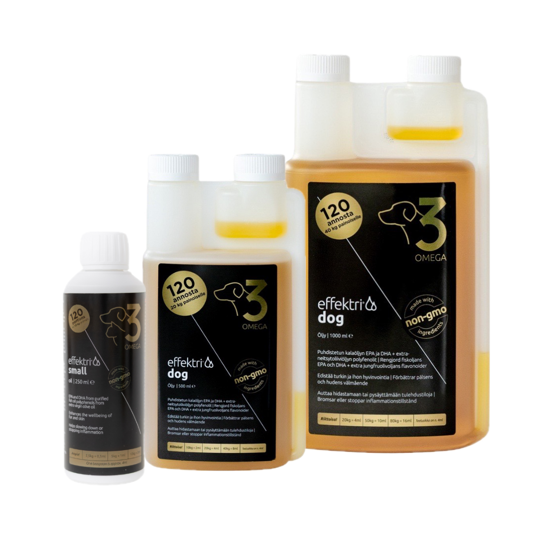 Effektri Gold Dog - Omega-3 + Lednäring