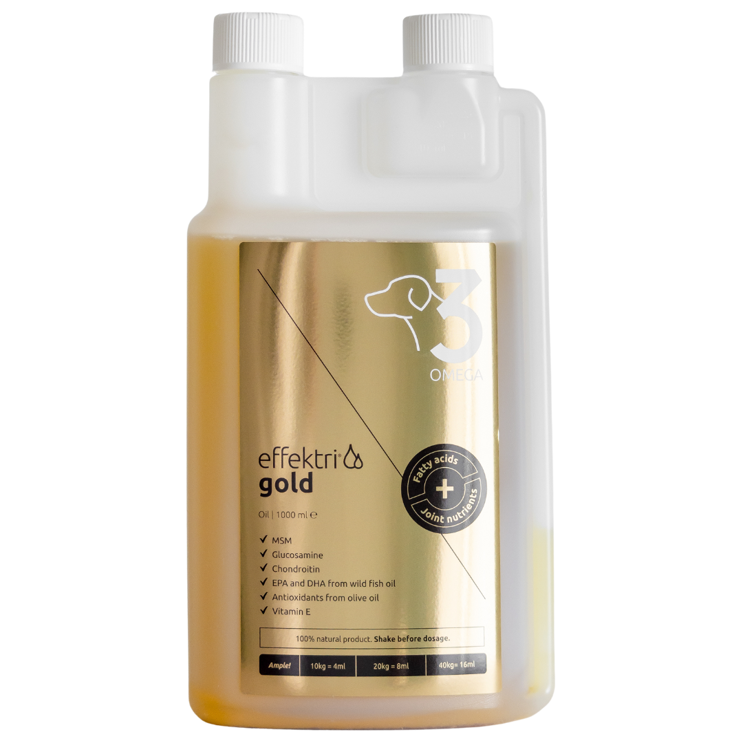 Effektri Gold Dog - Omega-3 + Lednäring