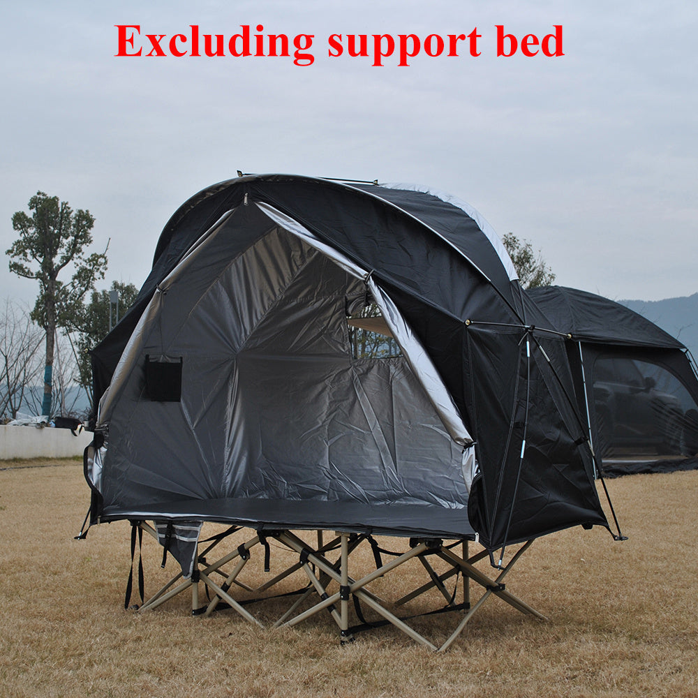 NNETM Single Military Cot Tent Insulated Outdoor Shelter-4