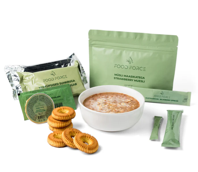 Food Force Mansikka-mysli aamiainen