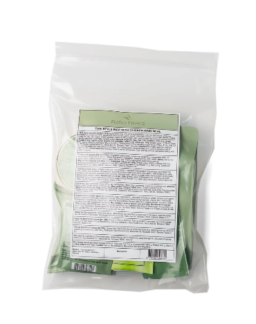 Food Force Thai-riisiä kanalla MRE ateriapaketti