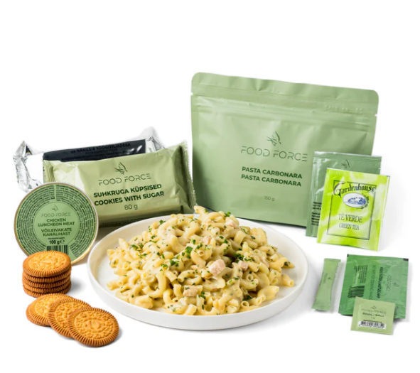 Food Force Pasta carbonara MRE ateriapaketti