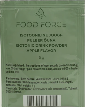 Food Force Isotoninen juomajauhe omena 5g