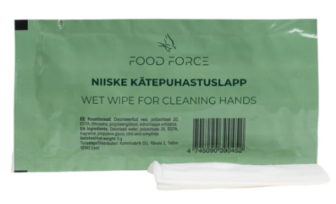 Food Force Kosteuspyyhe 5g
