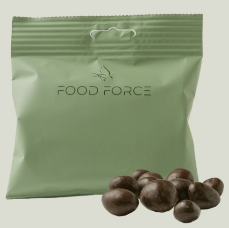Food Force Karviaismarjoja tummassa suklaassa 50g (L,V,G)