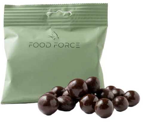 Food Force Tummasuklaakirsikat 50g (L,V,G)