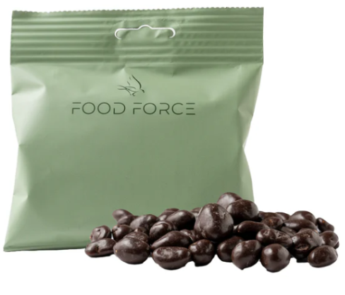 Food Force Maapähkinöitä tummassa suklaassa 50g (L,V,G)