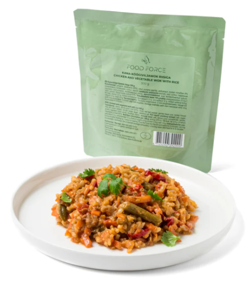Food Force Kana- ja kasviswokki riisillä 300g
