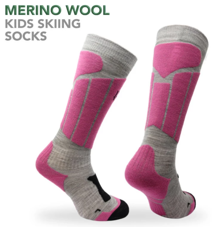 Norfolk Aspen Kids hiihtosukat Pink