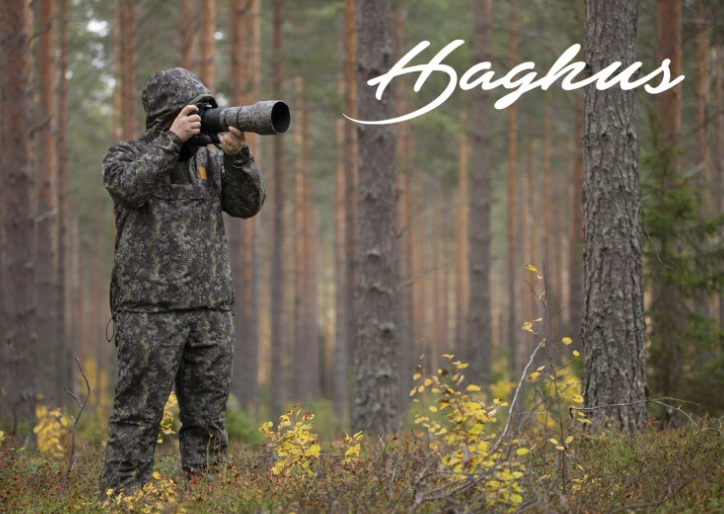 Haghus Hossa kevyt anorakkipuku camokuosilla ja sääskiverkolla