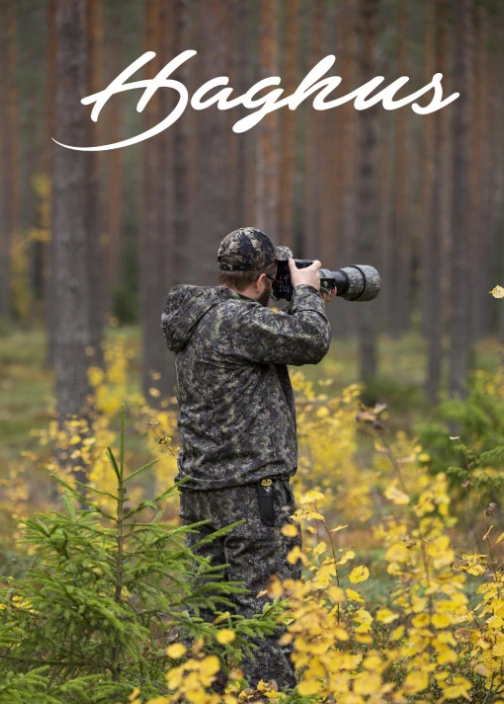 Haghus Hossa kevyt anorakkipuku camokuosilla ja sääskiverkolla
