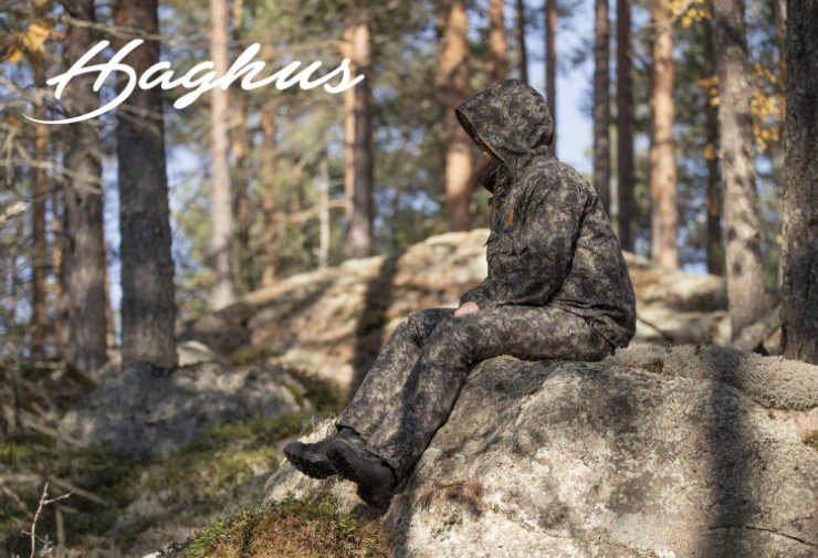 Haghus Hossa kevyt anorakkipuku camokuosilla ja sääskiverkolla