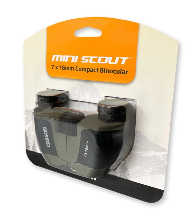 Carson MiniScout 7x18mm pienikokoiset kiikarit