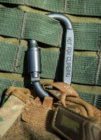 Haghus 80mm taktinen karabiini 2kpl