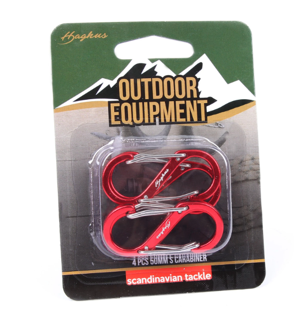 Haghus S karabiini 50mm 4kpl sarja