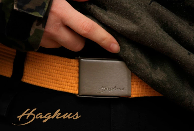 Haghus retkivyöt 120cm, kolme väriä — Haghus retkivyö 120cm sinappi