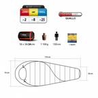 Trimm Balance Makuupussi Jr. blue/mid. Blue 150P